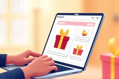 Image representing online gift shopping experience